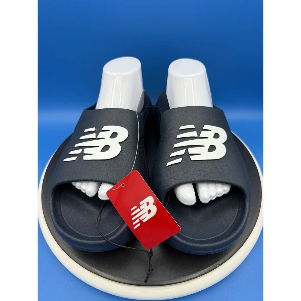 New Balance Fuel Cell Slide Mens Size 11D Navy Blue Recovery Slip On Sandals NEW
